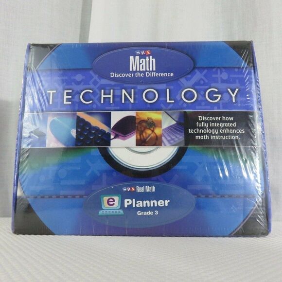 McGraw Hill SRA Real Math TECHNOLOGY e Planner, CD-ROM Grade 3 $493 Value - Picture 1 of 7